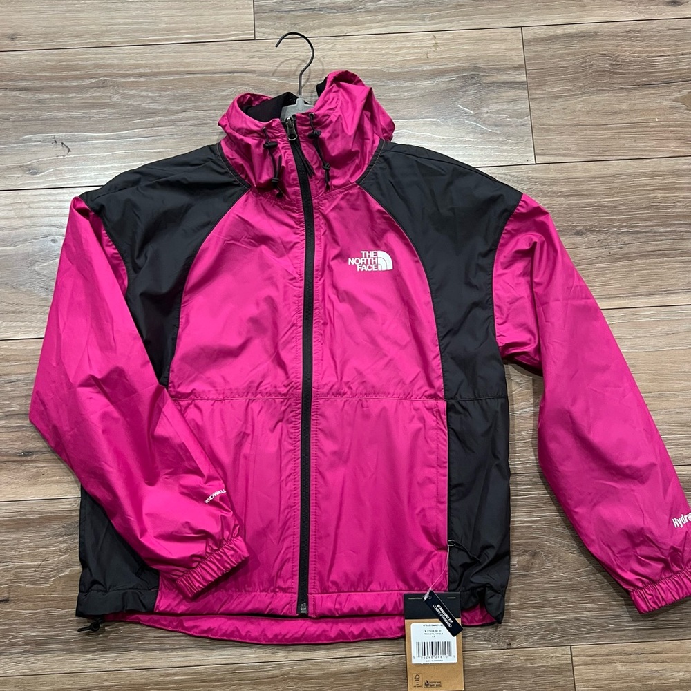 The North Face Windbreaker Jacket Size XS Fuschia Pink/Black